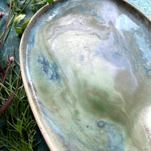 Load image into Gallery viewer, XL Abalone stoneware platter