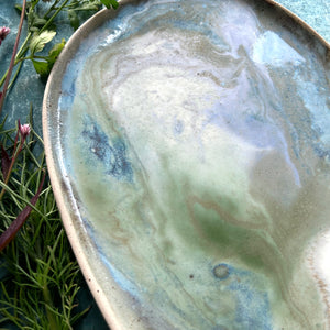 XL Abalone stoneware platter