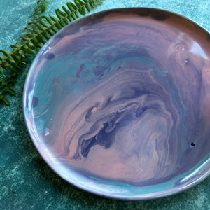 Abalone stoneware dinner plate/platter