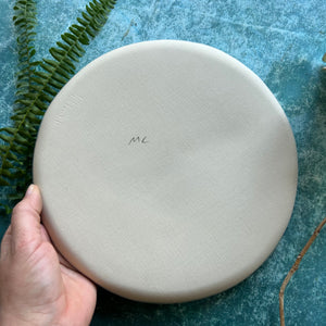 Abalone stoneware dinner plate/platter