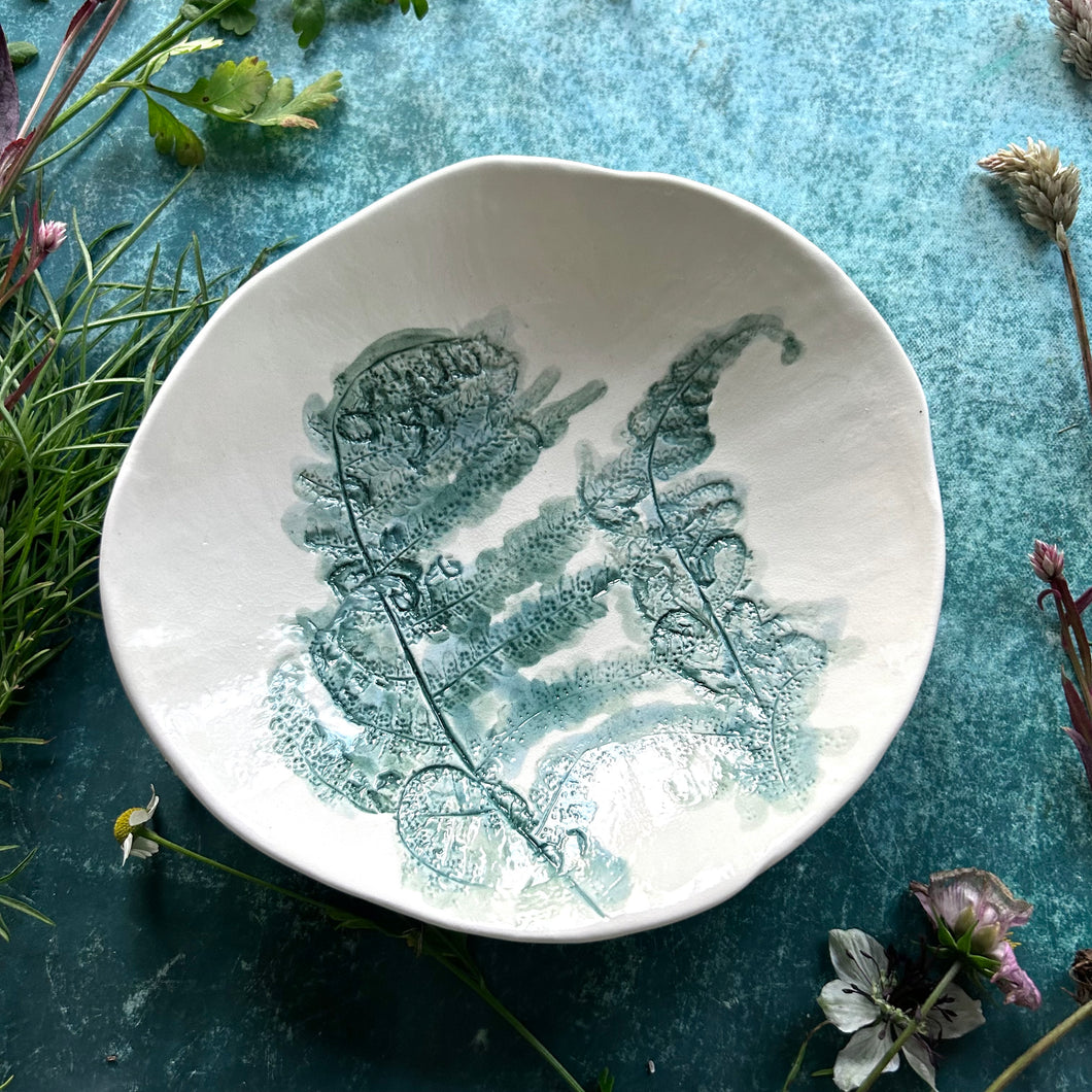 Botanical porcelain bowl