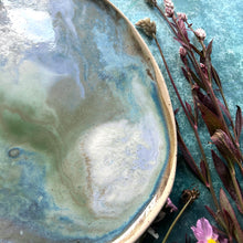 Load image into Gallery viewer, XL Abalone stoneware platter