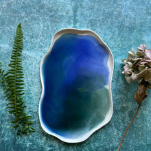 Load image into Gallery viewer, Watercolor porcelain platter