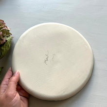 Load image into Gallery viewer, Abalone stoneware dinner plate/platter