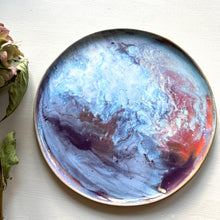 Load image into Gallery viewer, Abalone stoneware dinner plate/platter