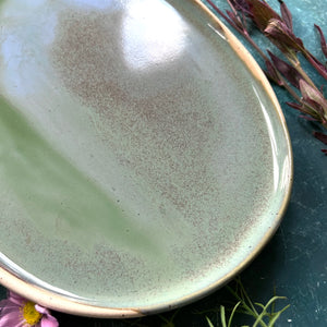 XL Abalone stoneware platter