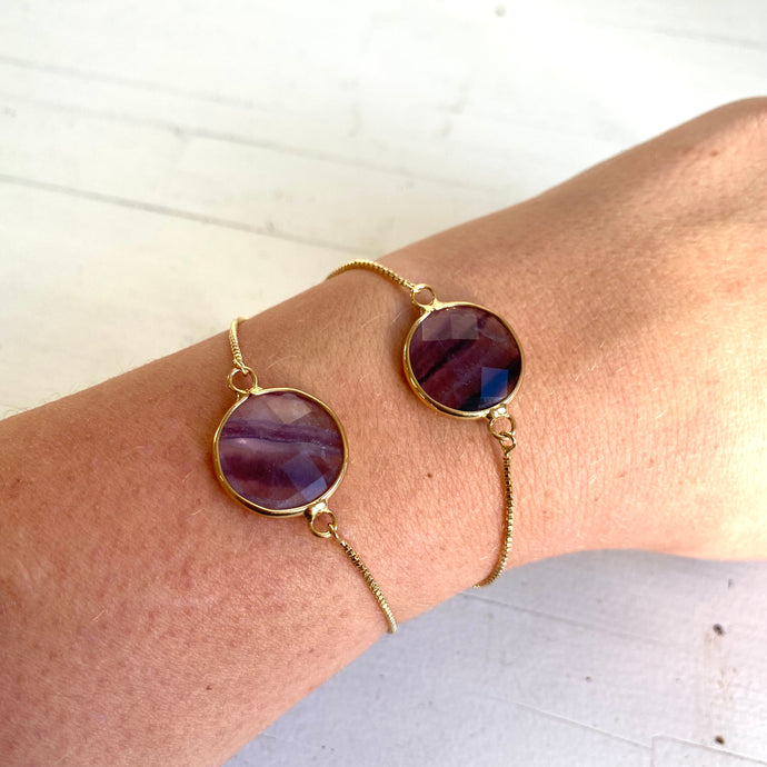 Amethyst bracelet